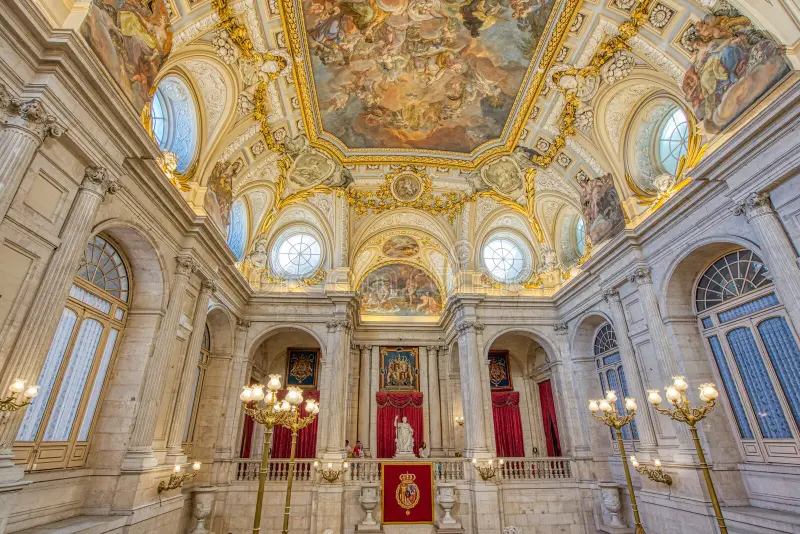 Spain Winter Travel Guide – Interior of the Royal Palace (Palacio Real) in Madrid